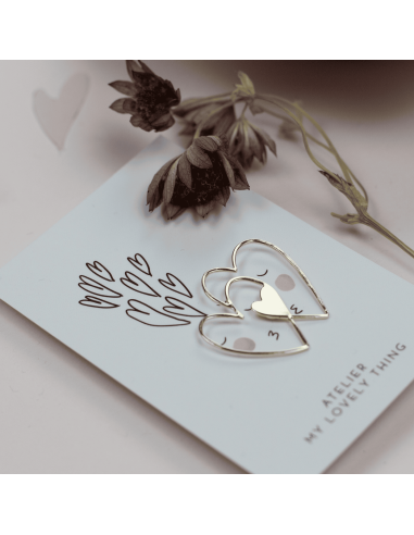 Pin's doré "Amour de coeurs" - My Lovely Thing