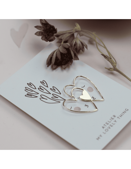 Pin's doré "Amour de coeurs" - My Lovely Thing