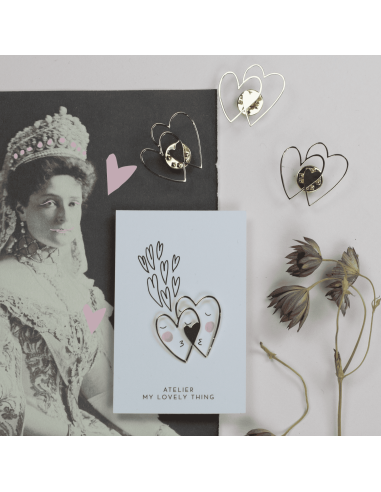 Pin's doré "Amour de coeurs" - My Lovely Thing