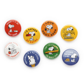 Badge Snoopy série "Food" 2