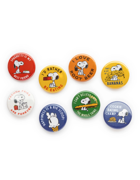 Badge Snoopy série "Food"