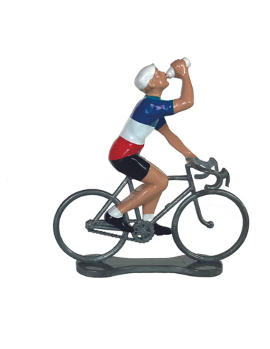 Figurine cycliste Buveur Champion de France -...
