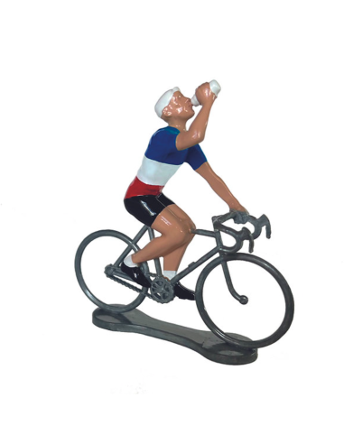 Figurine cycliste Buveur Champion de France -...