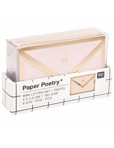 Coffret mini-lettres d'amour - Rico Design