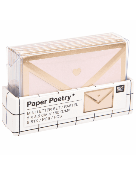 Coffret mini-lettres d'amour - Rico Design