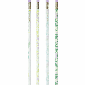 Set de 4 crayons à papier Fleurs - Rico Design