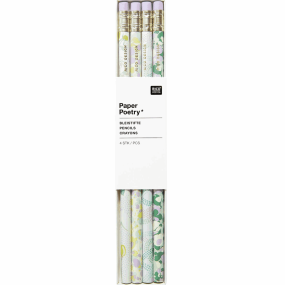 Set de 4 crayons à papier Fleurs - Rico Design 2