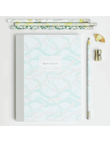 Set de 4 crayons à papier Fleurs - Rico Design