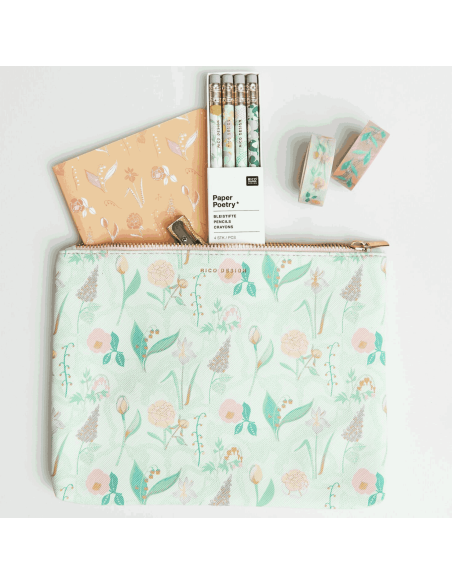 Set de 4 crayons à papier Fleurs - Rico Design