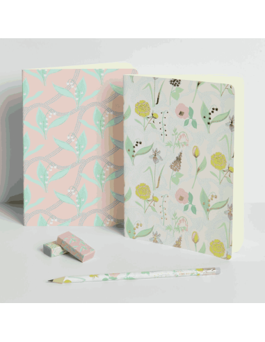 Set de 4 crayons à papier Fleurs - Rico Design