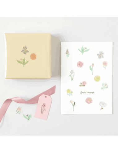 25 autocollants gel Fleurs - Rico Design