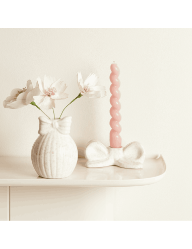 Vase en porcelaine avec noeud - Rico Design