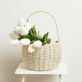 Bouquet de 7 tulipes blanches - Rico Design 2