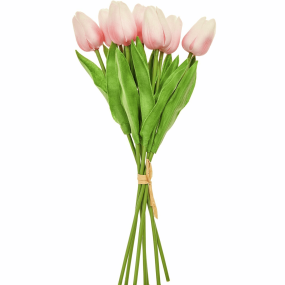 Bouquet de 7 tulipes roses - Rico Design 2