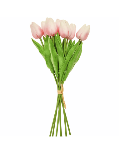 Bouquet de 7 tulipes roses - Rico Design