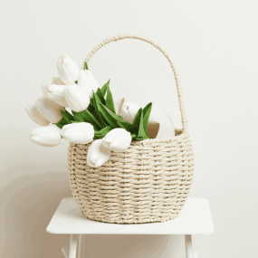 Panier rond tressé - Rico design