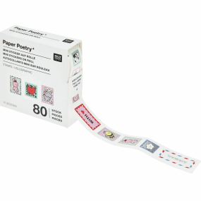 80 mini autocollants Timbres Chingu - Rico Design