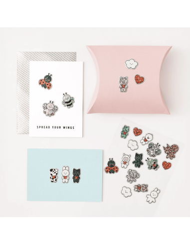 Autocollants gel animaux Chingu - Rico Design