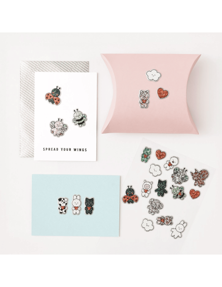 Autocollants gel animaux Chingu - Rico Design