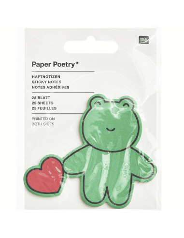 25 Post-it Grenouille - Rico Design