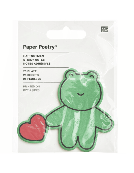25 Post-it Grenouille - Rico Design