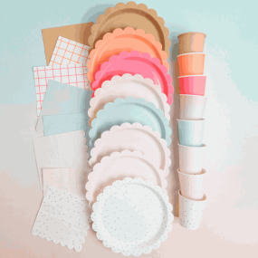 8 gobelets en carton Rose - Rico Design 2