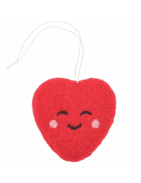 Coeur rouge à suspendre - Rico Design