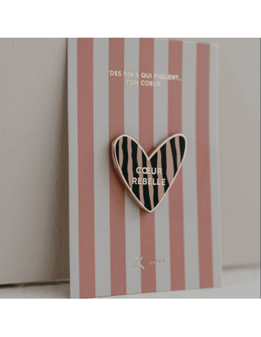 Pin's Coeur Rebelle - Zakuw