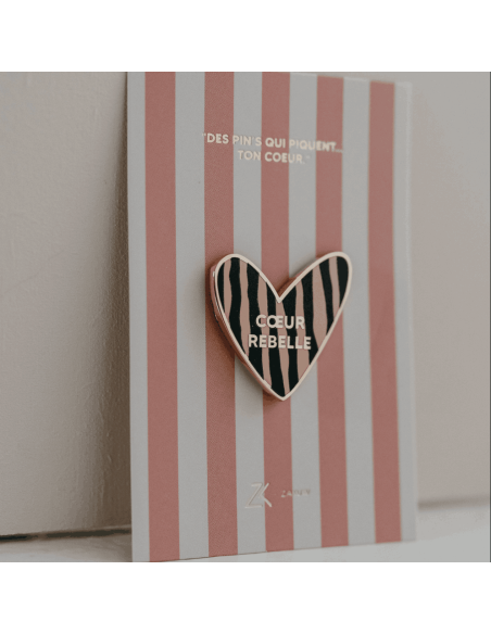 Pin's Coeur Rebelle - Zakuw