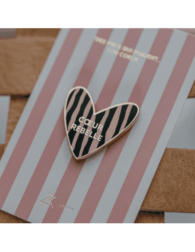Pin's Coeur Rebelle - Zakuw