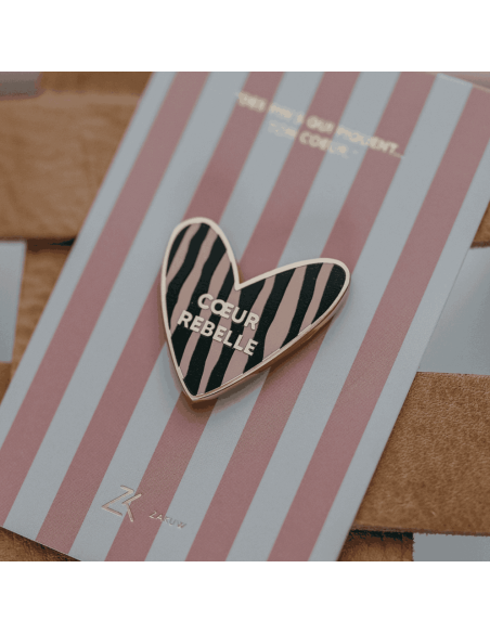 Pin's Coeur Rebelle - Zakuw