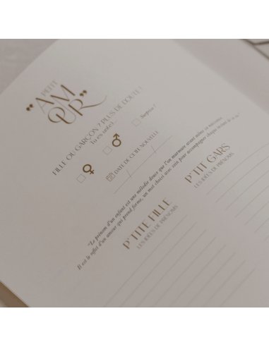 Livre de Naissance Pure Lin - Zakuw