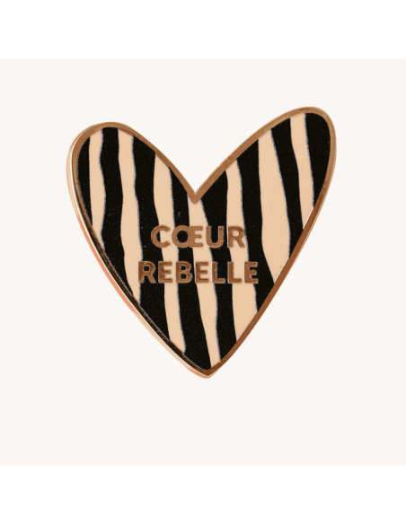 Pin's Coeur Rebelle - Zakuw
