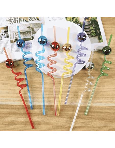 Paille boule à Facettes