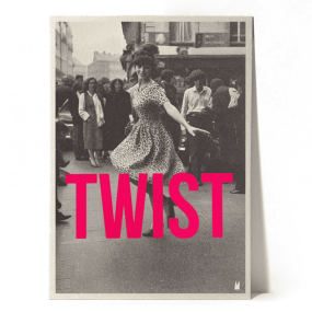 Carte vintage "Twist" - Atelier Kencre