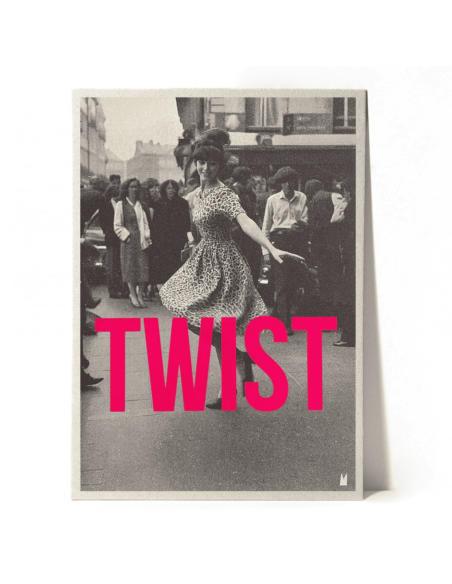 Carte vintage "Twist" - Atelier Kencre