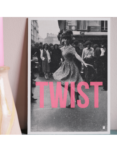 Carte vintage "Twist" - Atelier Kencre