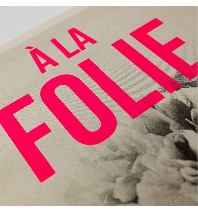 Affiche vintage A4 "A la folie" - Atelier Kencre