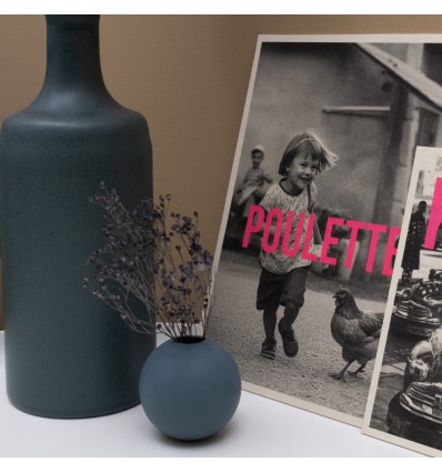 Affiche vintage A4 "Poulette" - Atelier Kencre