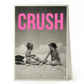 Carte vintage "Crush" - Atelier Kencre
