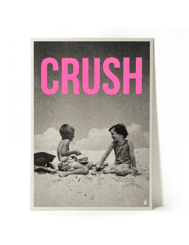 Carte vintage "Crush" - Atelier Kencre