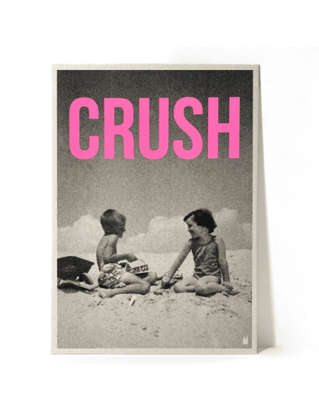 Carte vintage "Crush" - Atelier Kencre