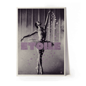 Carte vintage "Etoile" - Atelier Kencre 2