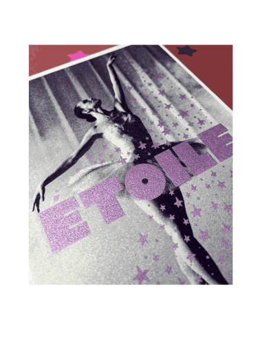 Carte vintage "Etoile" - Atelier Kencre