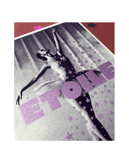 Carte vintage "Etoile" - Atelier Kencre