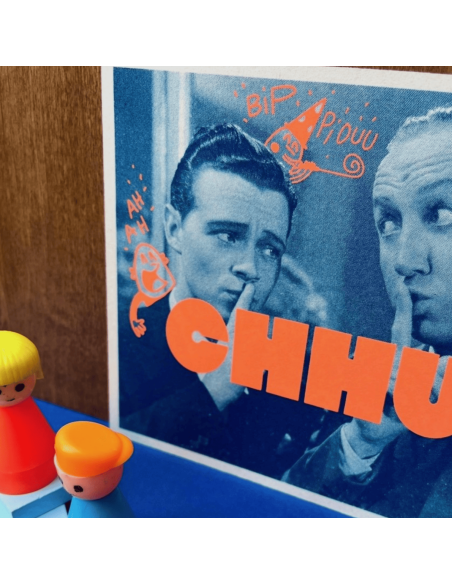 Carte vintage "Chhuut" - Atelier Kencre