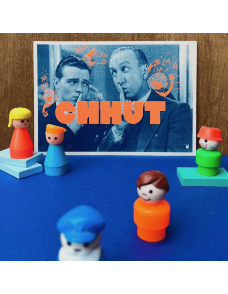 Carte vintage "Chhuut" - Atelier Kencre