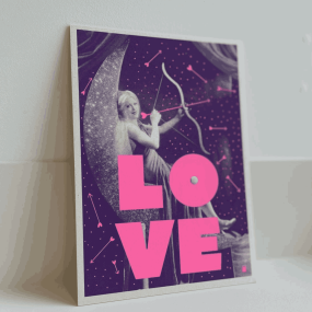 Carte vintage "Love" - Atelier Kencre 2