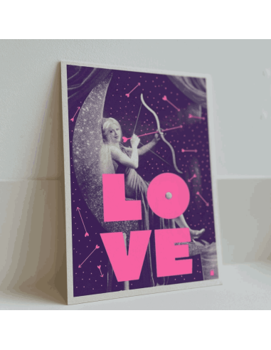 Carte vintage "Love" - Atelier Kencre