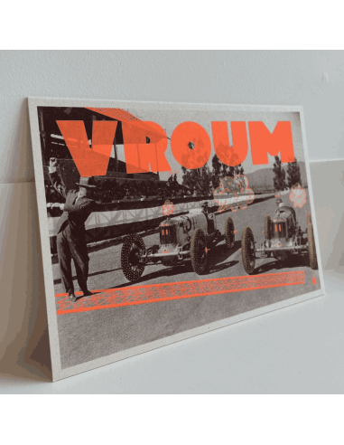 Carte vintage "Vroum" - Atelier Kencre